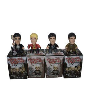 Set of 4 TITANS: The My Chemical Romance 2017 MCR Mikey Way 3" Vinyl Figures